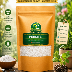 OC Farms perlite 250gm premium horticultural grade ultra lightweight drainage