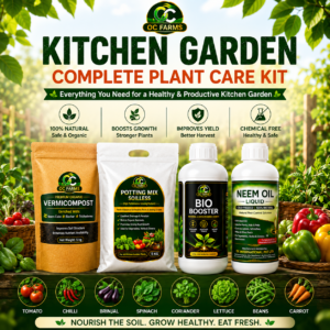 OC Farms kitchen garden complete plant care kit including vegetable mix vermicompost neem cake powder and bio-booster